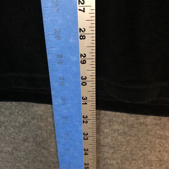 Jason Maxwell Shirt Womens XL Black Velour Leopard Print Sweater Pullover Casual - Picture 7 of 10